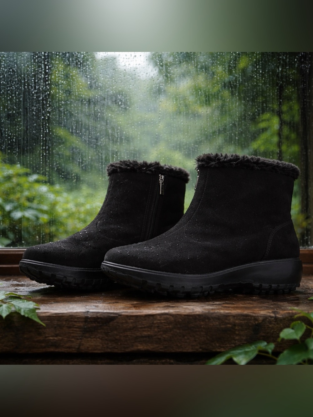 Women's Rugged Outback Fur-Lined Boots - Size 11 W
